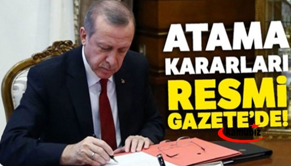 15 Ocak 2022 tarihli Cumhurbaşkanı atama ve görevden alma kararları yayımlandı