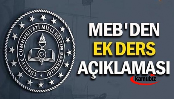 MEB'den öğretmenlerin ek derslerine dair iki yeni görüş yazısı