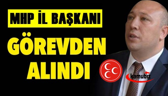 MHP İl Başkanı görevden alındı! Yerine Murat Abalı getirildi