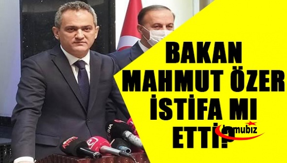 Milli Eğitim Bakanı Mahmut Özer’in İstifa Haberi Gündeme Bomba Gibi Düştü! Sebebi İse…