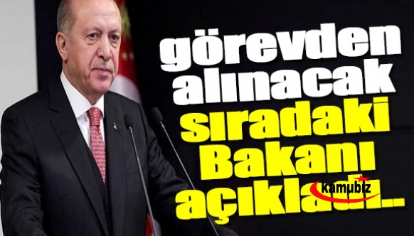 Ünlü gazeteci görevden alınacak sıradaki Bakanı açıkladı..