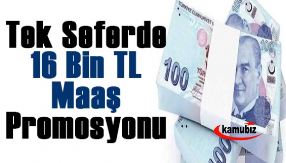 Sağlıkçılara Tek Seferde 16 Bin Lira Maaş Promosyonu