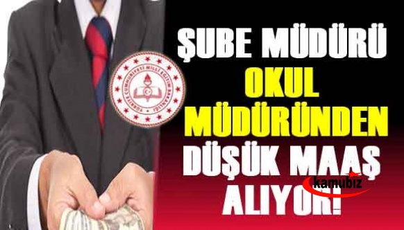 Şube müdürleri, okul müdürlerinden daha az maaş alıyor! Böyle giderse fark 4 bin TL olacak..