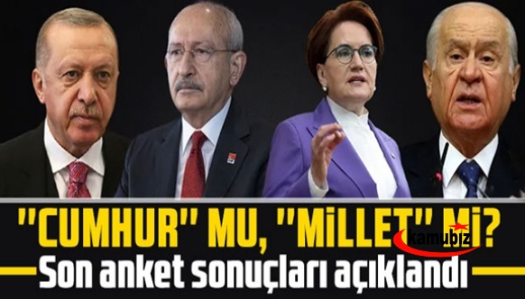 Area son anketi açıkladı: Millet İttifakı mı önde Cumhur ittifakı mı?