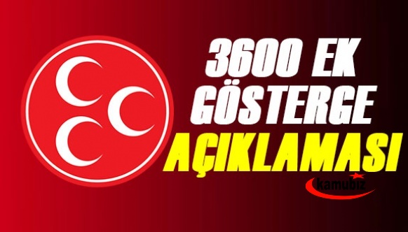 MHP'den 3600 ek gösterge açıklaması