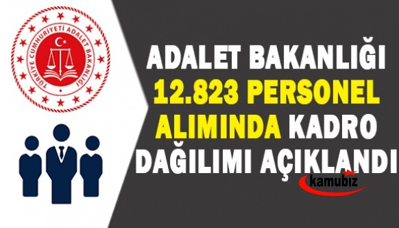 Adalet Bakanlığı 12 Bin 823 Personel Alımında Başvuru Tarihi ve Kadro Dağılımı Belli Oldu