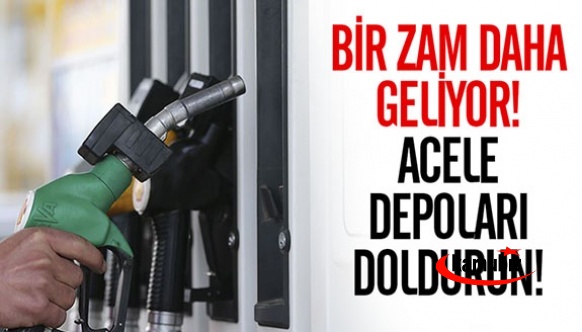 Akaryakıt fiyatı bombardımana geçti: Benzin ve motorine 3. zam