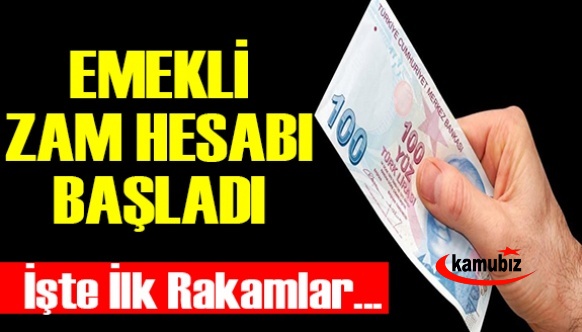 Emeklilerin zam hesabı başladı: İşte ilk rakamlar...