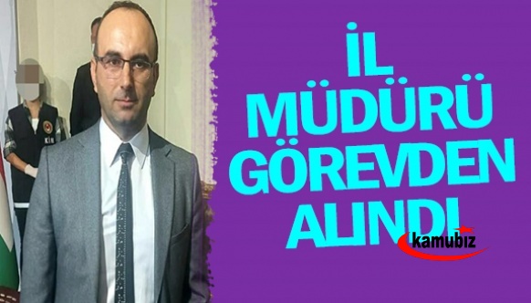 İl müdürü yolsuzluk iddiasıyla görevden alındı