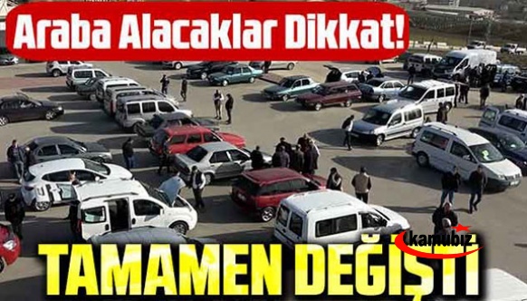 İkinci elde otomobil fiyatları tamamen değişiyor