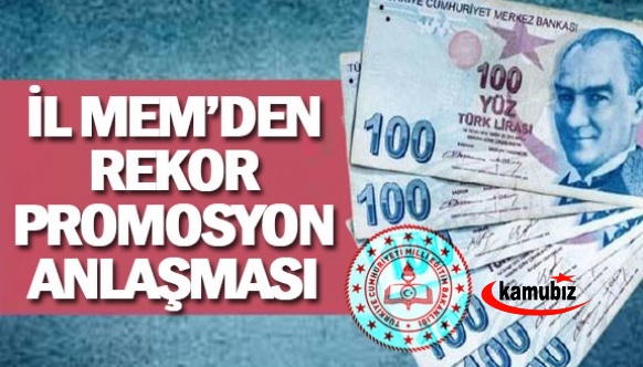 İl Milli Eğitim Müdürlüğüden öğretmenlere rekor maaş promosyonu! Tek seferde 11 bin lira..