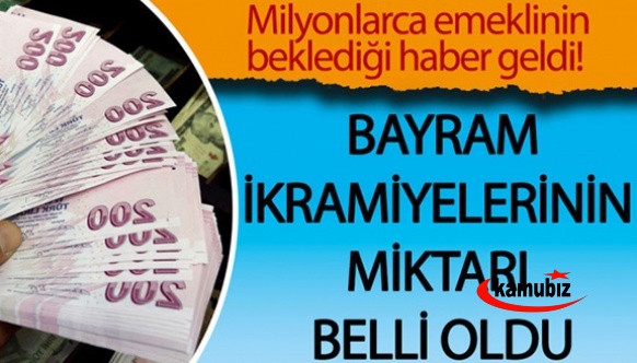 Emekliye ödenecek 2022 bayram ikramiyesi miktarı belli oldu