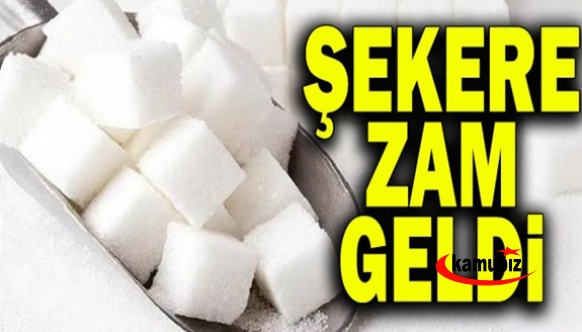 Şekere gelen son zam açıklandı!