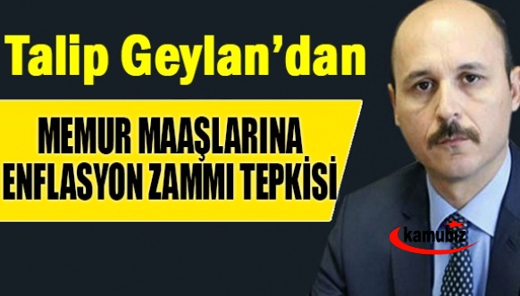 Talip Geylan'dan memur maaşlarına enflasyon zammı tepkisi!