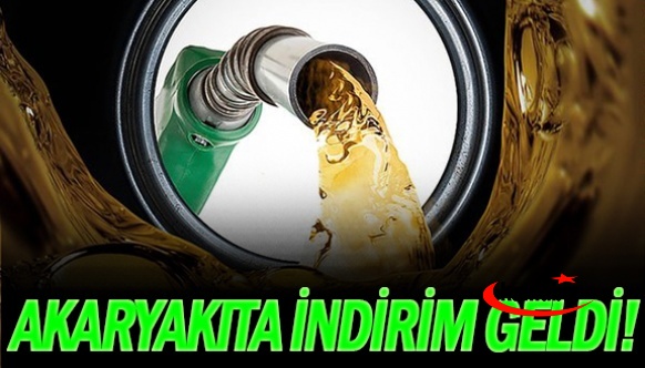 Akaryakıta 2 lira 29 kuruş indirim geldi