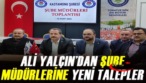 Şube müdürleri toplantısına katılan Ali Yalçın'dan yeni açıklama!