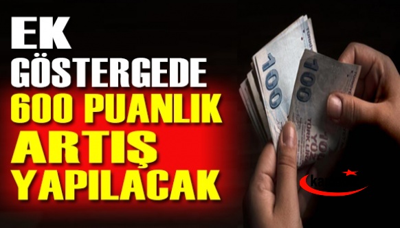 Bazı memurların ek göstergesinde 600 puanlık artış yapılacak