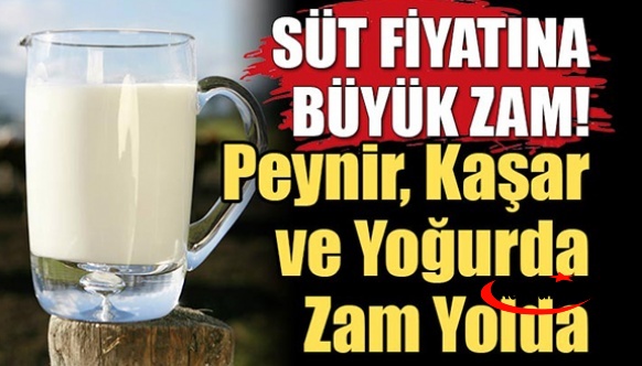 Süte büyük zam geldi! Peynir, kaşar, yoğurt zammında tarih verdi!