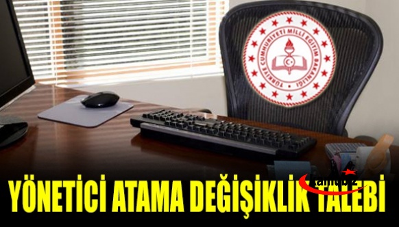 EBS şube başkanından yönetici atama yönetmeliğinde değişiklik talebi