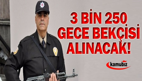 Bakan Soylu'dan müjde! 3 bin 250 bekçi alınacak!