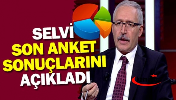 Abdulkadir Selvi AK Parti’yi ‘uçuran’ son anket sonuçlarını açıkladı