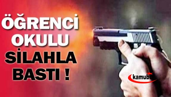 Bu nasıl iş? Okula silahla gelen öğrenciyi öğretmenler engelledi!