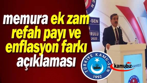 Memura ek zam, refah payı ve enflasyon farkı talebi!