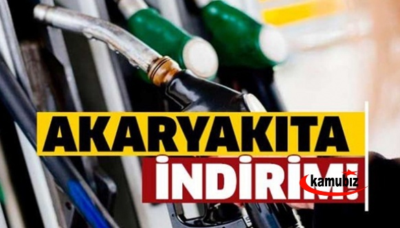 Akaryakıt fiyatında gece yarısı indirim!