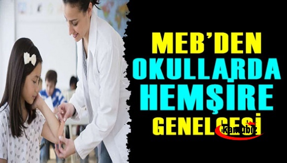 Okullarda görevlendirilecek hemşirelere ilişkin MEB'den genelge