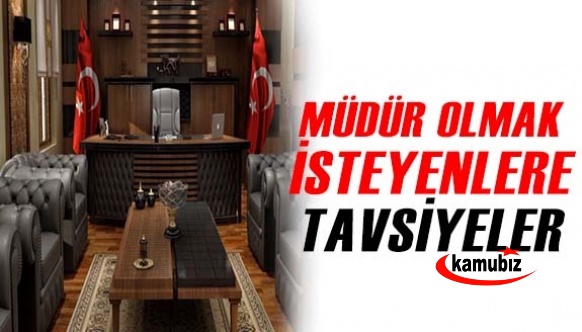 Müdür ve yönetici olmak isteyenlere Eski il müdürü Mustafa Altınsoy'dan tavsiyeler