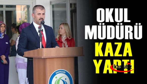 Okul müdürüne kamyon çarptı!