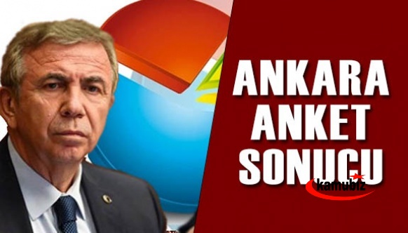 Ankara için anket sonucu (Bupar Araştırma)