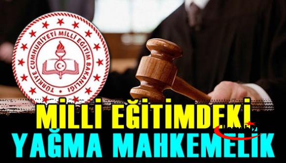 İl Millî Eğitim Müdürlüğündeki yağma mahkemelik