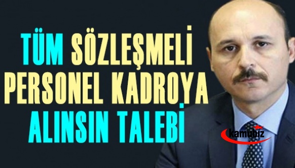 Tüm 4/B’li Sözleşmeli Çalışanlar Kadroya Alınsın!