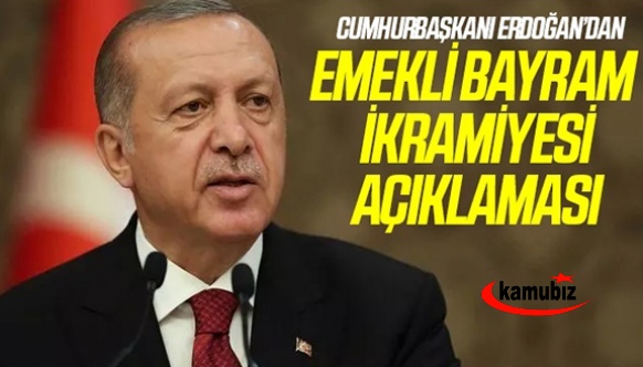 Cumhurbaşkanı Erdoğan, bayram ikramiyesi tutarını ve ödenecek tarihi açıkladı