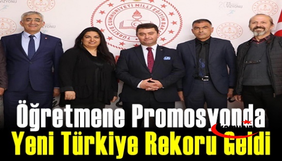 İlçe Milli Eğitim Müdürlüğünden Rekor Promosyon Anlaşması