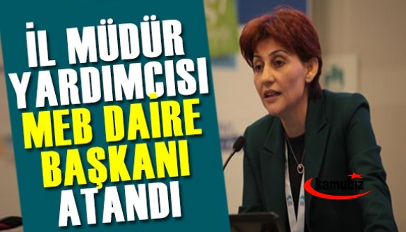 İl Müdür Yardımcısı MEB'e Daire Başkanı Olarak Atandı