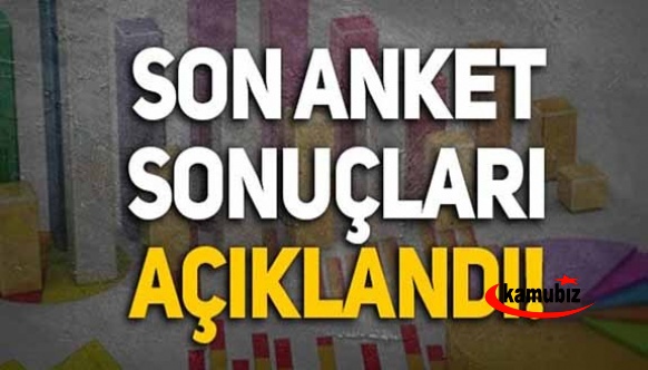 AREA Araştırma'nın son anket sonuçları açıklandı