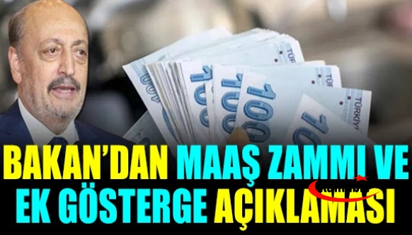 Bakan Bilgin'den memur maaş zammı ve ek gösterge açıklaması