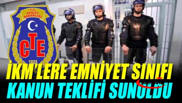 İnfaz ve Koruma Memurlarına Emniyet Hizmetleri Sınıfı Kanun Teklifi