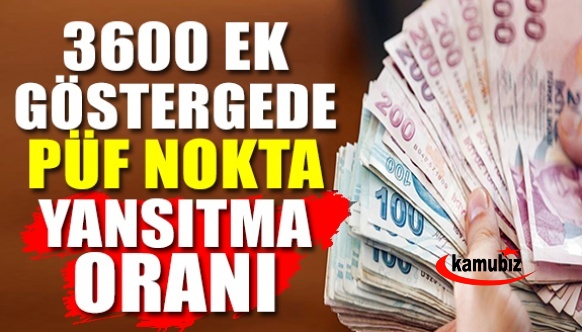 İşte 3600 ek göstergede ki püf nokta!