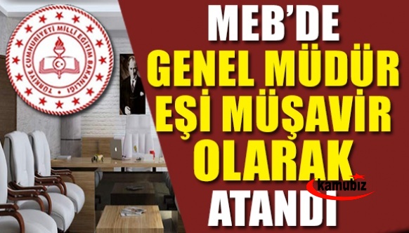 MEB Genel Müdürün eşi müşavir olarak atandı