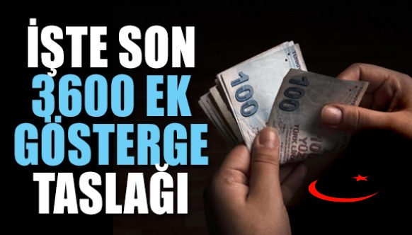 Sabah, en güncel 3600 ek gösterge taslağını yayımladı