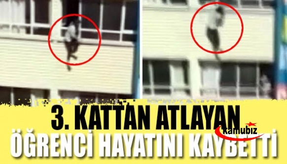 Üçüncü kattan atlayan lise öğrencisi hayatını kaybetti