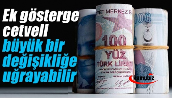 Yeni Şafak açıkladı! Ek gösterge cetveli büyük bir değişikliğe uğrayabilir!