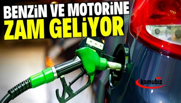 Benzin ve motorine bu gece zam bekleniyor