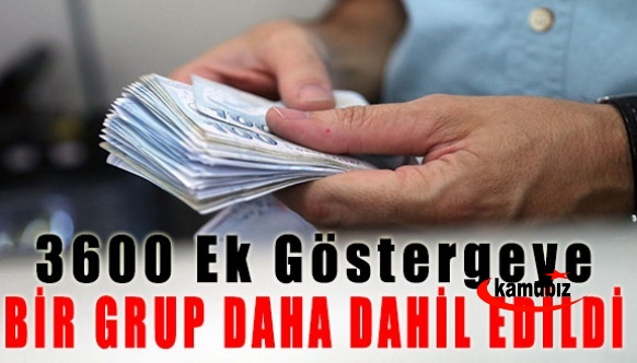 3600 ek göstergeye bir grup daha dahil edildi