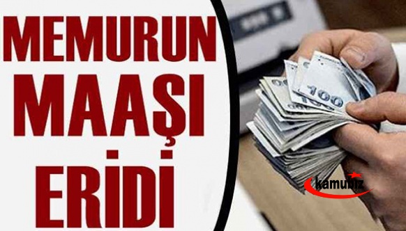 Enflasyon karşısında memur maaşları eridi