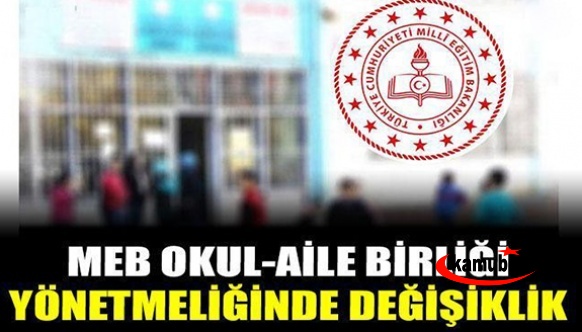 Okul müdürleri dikkat! MEB Okul-Aile Birliği Yönetmeliğinde Değişiklik..