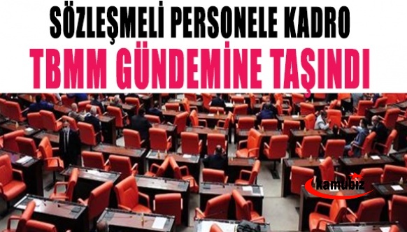 Erhan Usta Sözleşmelilere Kadroyu TBMM de dile getirdi